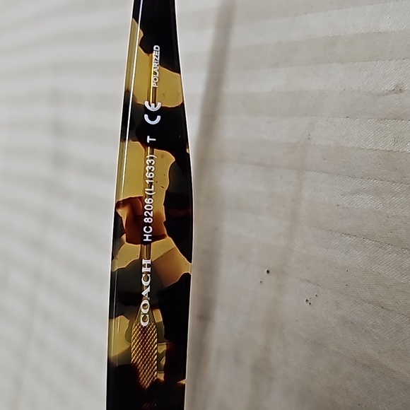 COACH 5449T5 DARK VINTAGE TORTOISE SUNGLASSES BFPM-11-156 - Picture 3 of 10